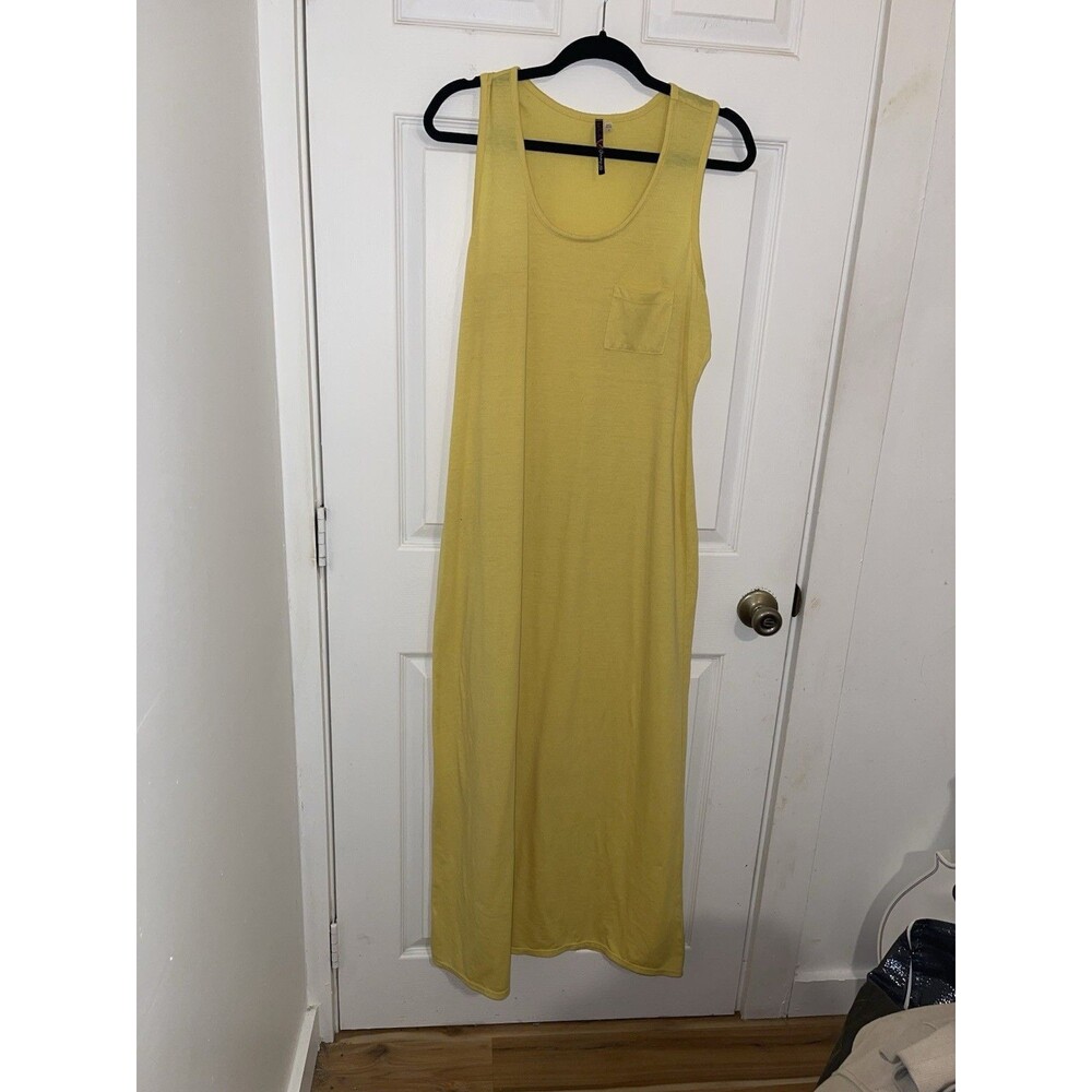Made For Me To Look Amazing XL Yellow Maxi Dress